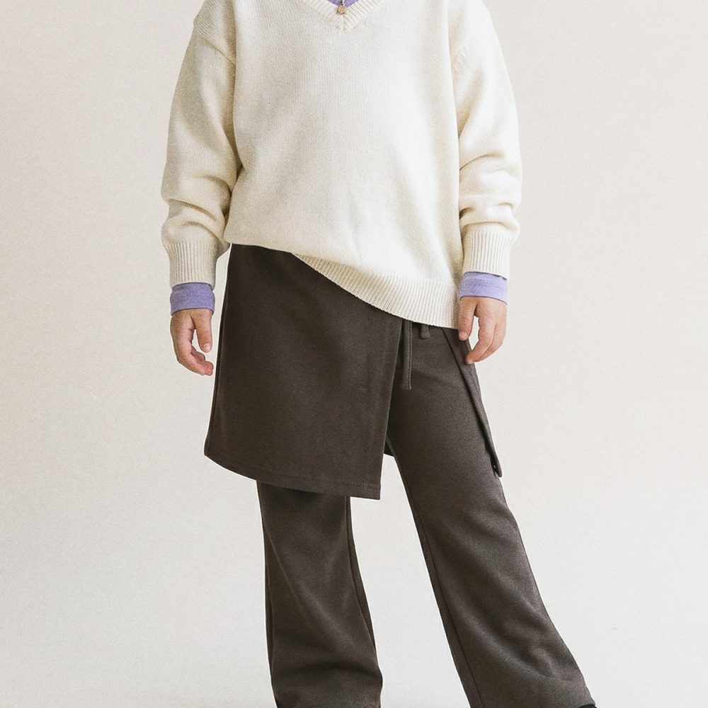 Wrap Boot-cut Pants