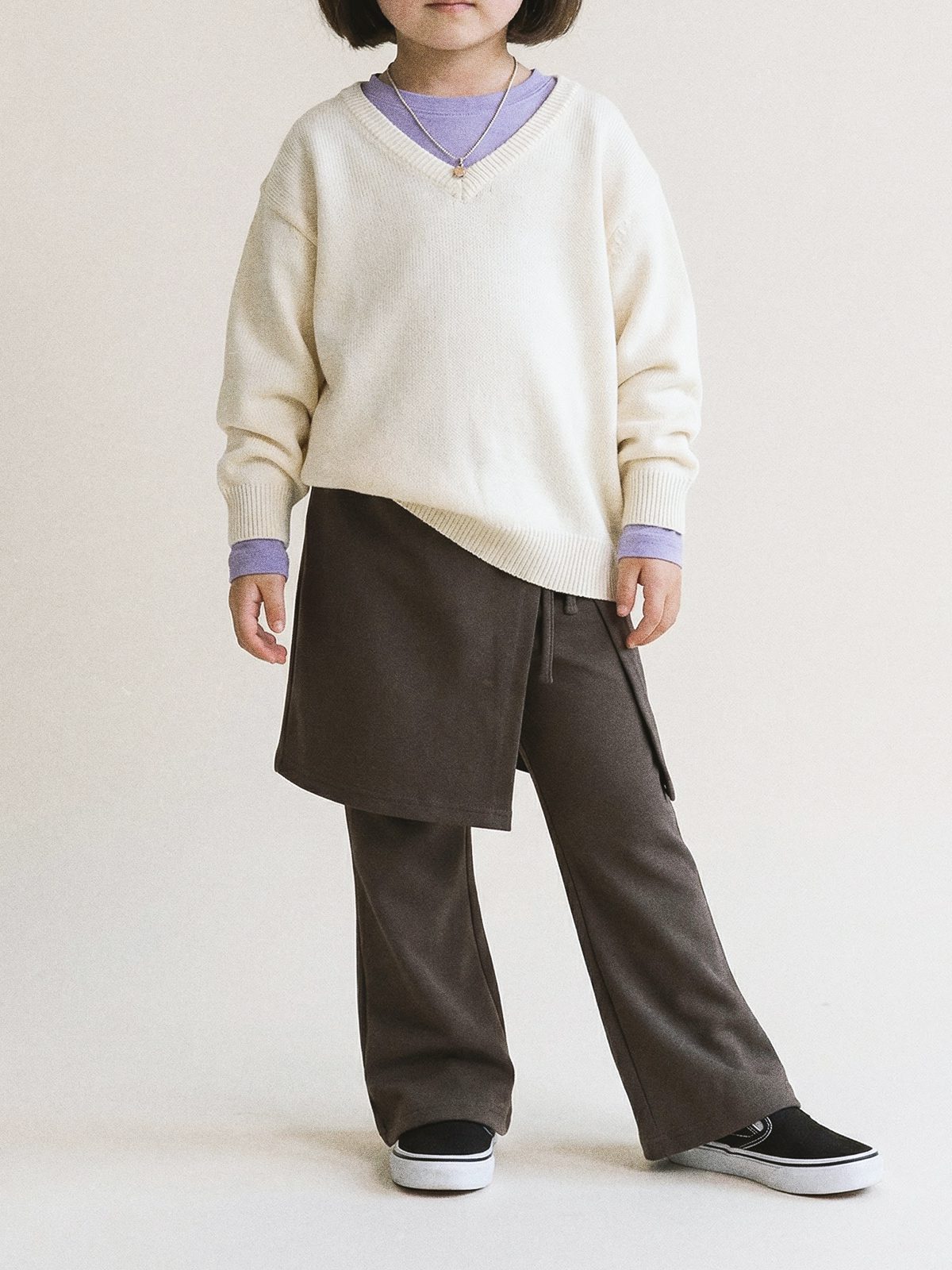 Wrap Boot-cut Pants