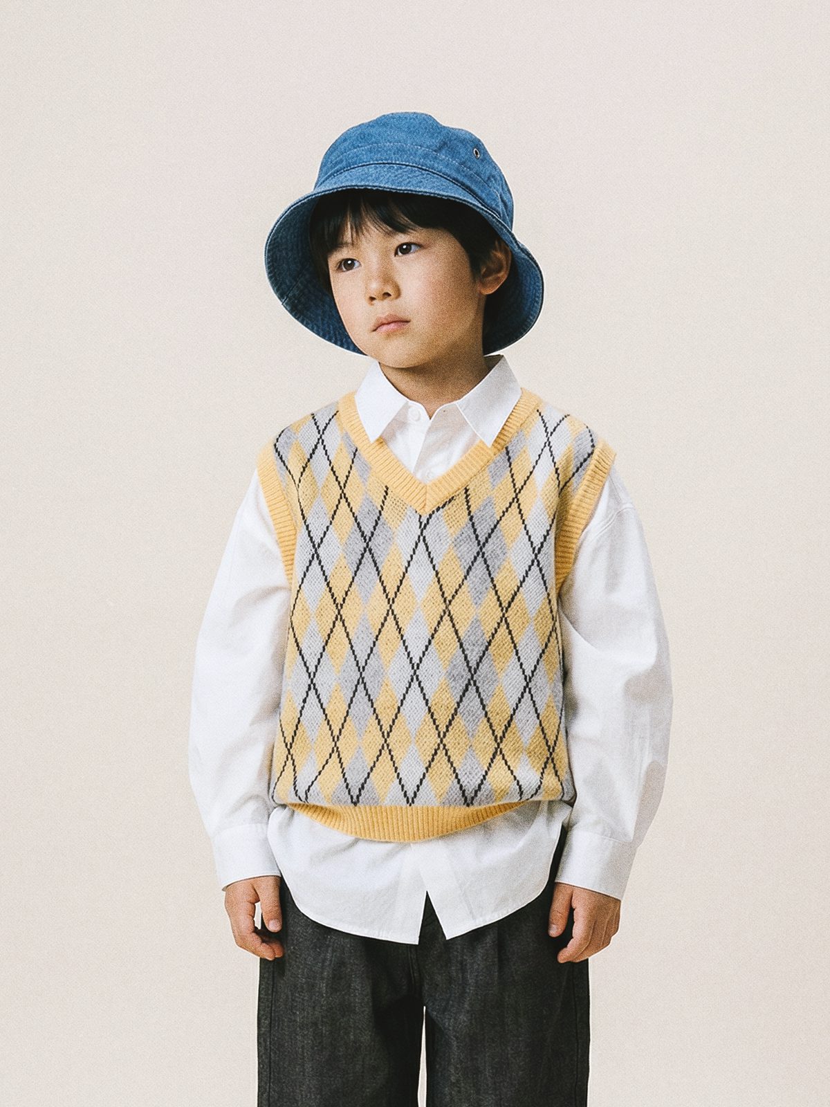 Argyle Knit Vest